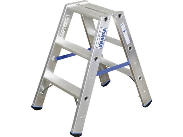 Aluminiumtrinn dobbel stige arbeidshøyde maks 2,25 m Dobbel echelle (124715)