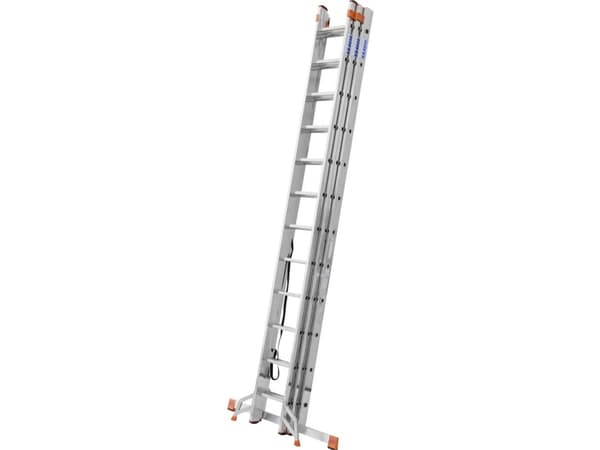 Krause Monto Tribilo 9 Step Aluminum Multifunctional Ladder (129673)