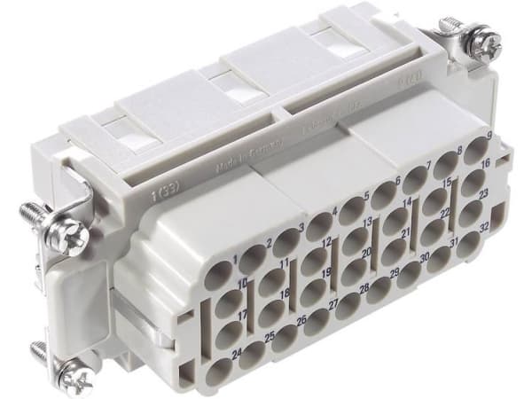 LAPP 10185400 Tilslutningsindsats EPIC® H-EE 32 Samlet poltal 32 + PE 5 stk
