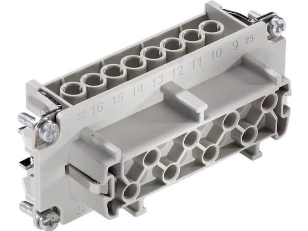LAPP 10240010 Tilslutningsindsats EPIC® H-BVE 6 Samlet poltal 6 + 2 + PE 5 stk
