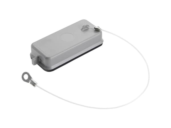 Beskyttende cover med 2 bolte til monteret, socket, kobling boliger, nøglesnor med Spade Series H-10 A H-A 10 10457500 LAPP 1 stk