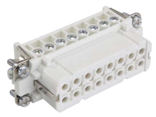 Lapp EPIC H-A 16 BS, Skruv, Jämn, Silver, 0.5 - 2.5 mm ², 4 mO, 2,5 kV