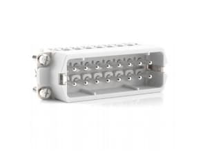 Lapp EPIC H-A 16 BS, Skruv, Jämn, Silver, 0.5 - 2.5 mm ², 4 mO, 2,5 kV