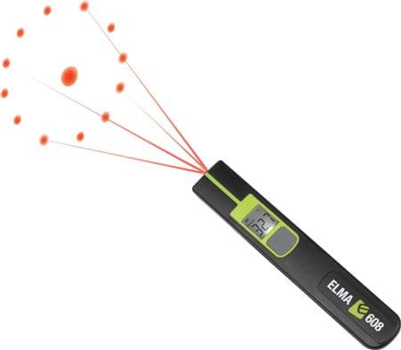 ELMA 608 infrarødt mini-termometer i penformat