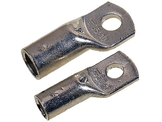 Lapp 61796670, Rörformig ringkabelsko, Rak, Metallisk, Koppar, 16 mm, 34 mm