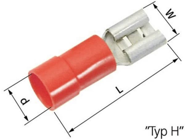 Lapp L-RA 63 H, Rød, Messing, Boks, UL, cUL, -20 - 105 °C, 7,6 mm