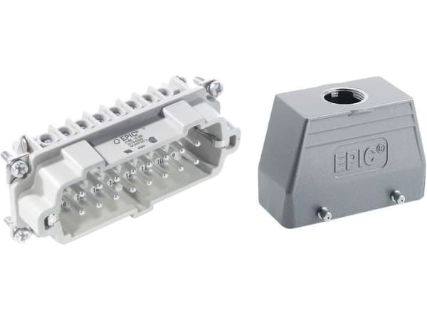 Lapp EPIC Kit H-BE 16 SS TG M25, Skruv, Jämn, 0.5 - 2.5 mm ², 2 mO, 6 kV, 600 V