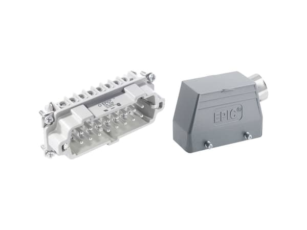 Lapp EPIC KIT H-BE 16 SS TS M25, Grå, Kopper, Sølv, IP65, 16 A, UL 508 / UL 2237 IEC 61984, UL 1977