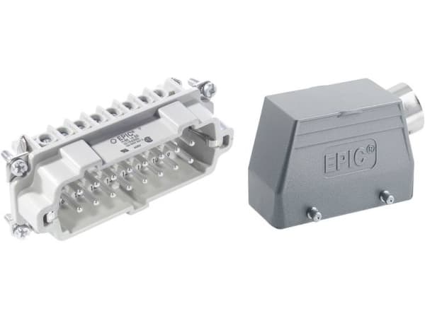 Lapp EPIC KIT H-BE 16 SS TS M25, Grå, Kopper, Sølv, IP65, 16 A, UL 508 / UL 2237 IEC 61984, UL 1977