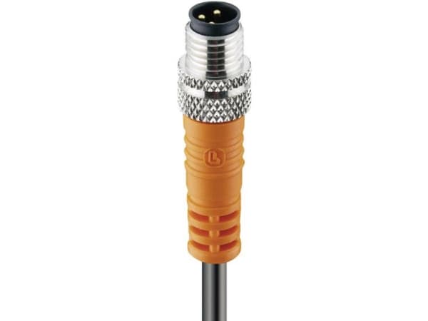 Lumberg Automation 38600 Sensor, ställdonskontakt, M8 Kontakt, rak 5,00 m Antal poler (RJ): 4 1 st