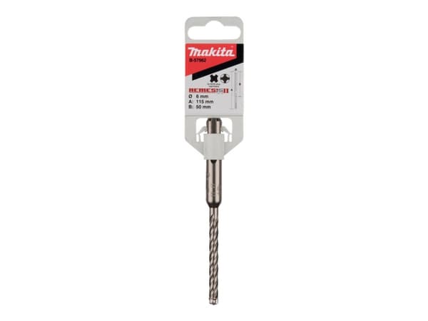 Makita Nemesis II - Bor - for betong, stein - hammerbit - 6 mm - SDS-plus - lengde: 115 mm - for XGT HR008GM202