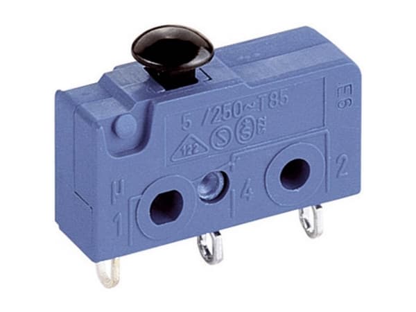 Marquardt 1050.2202 Mikrokontakti 1050.2202 250 V/AC 5 A 1 x On/(On) painikkeen pää 1 kpl