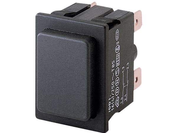 Marquardt Trykafbryder 250 V/AC 16 A, serie 1660 1661.0101 2 x Sluk/(Tænd) N/A