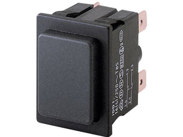 Marquardt Trykafbryder 250 V/AC 16 A, serie 1660 1661.0101 2 x Sluk/(Tænd) N/A