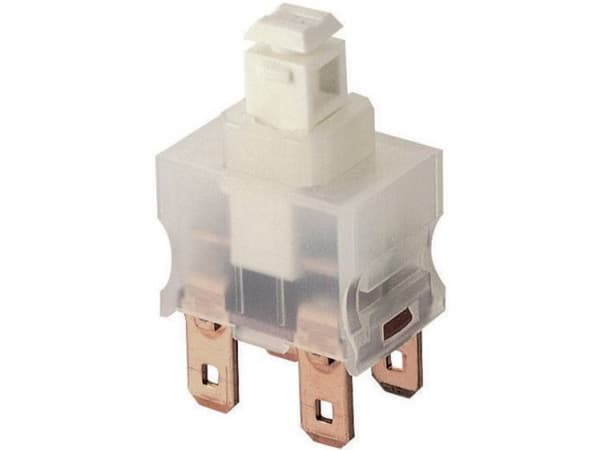 Marquardt 1681.1101 Tryckvakt 250 V/AC 12 A 1 x On/Off Klikkende (L x B x H) 19 x 13 x 26,5 mm IP40 1 stk