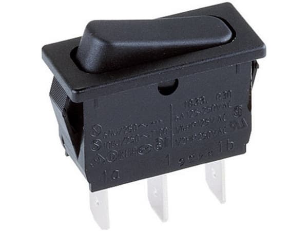 Marquardt 1833.3302 Vippekontakt 1833.3302 250 V/AC 10 A 1 x On/On IP40 Klikkende 1 stk