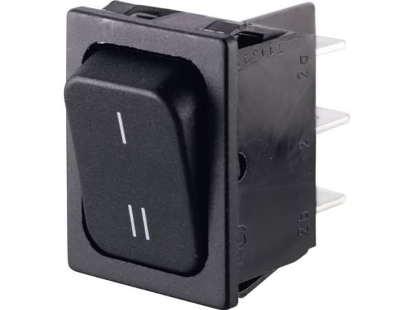 Marquardt 1834.3309 Vippekontakt 01834.3309-00 250 V/AC 6 A 2 x On/On IP40 Klikkende 1 stk
