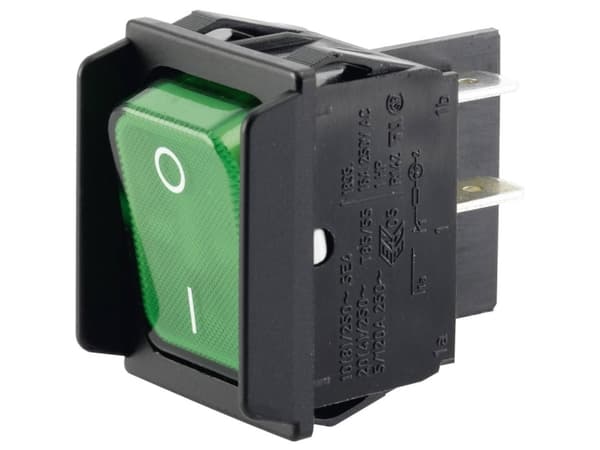 Marquardt 1835.3608 Vippekontakt 01835.3608-00 250 V/AC 16 A 2 x Off/On IP40 Klikkende 1 stk