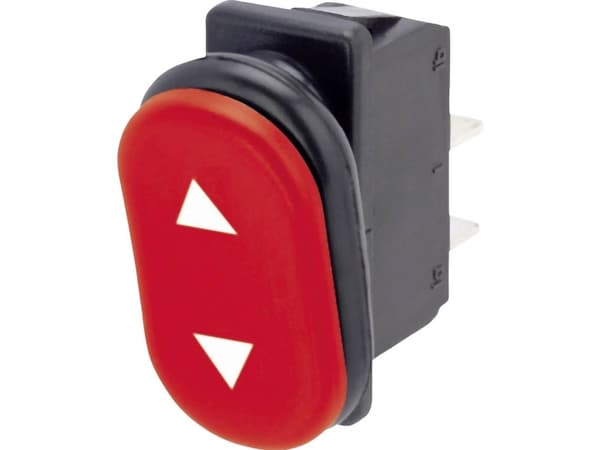 Marquardt 1838.3901 Vippekontakt 1838.3901 250 V/AC 16 A 1 x On/Off/On IP67 Klikkende/0/Klikkende 1 stk