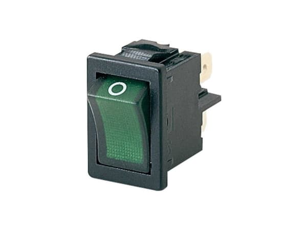 Marquardt 1855.0108 Vippekontakt 1855.0108 250 V/AC 4 A 2 x Off/On IP40 Klikkende 1 stk