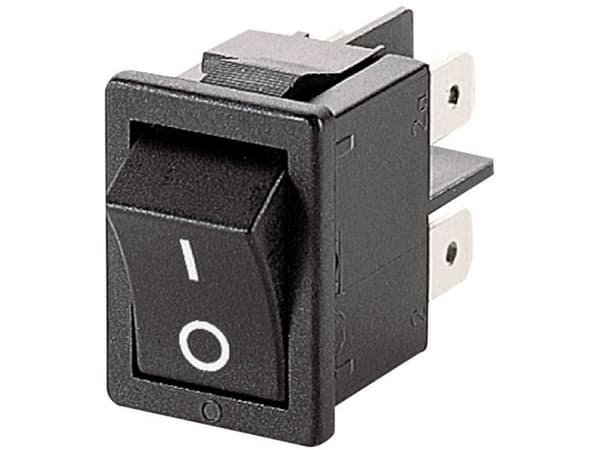 Marquardt 1858.0103 Vippekontakt 1858.0103 250 V/AC 10 A 2 x Off/On IP40 Klikkende 1 stk
