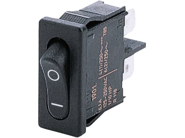 Marquardt 1901.1103 Vippekontakt 1901.1103 250 V/AC 6 A 1 x Off/On Klikkende 1 stk