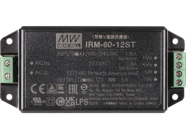 Mean Well AC/DC-Printnetzteil IRM-60-12ST 60 W (IRM-60-12ST)