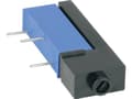 Miniatyrbild 1 av 2: Mentor 1834.3081 1834.3081 Cermet trimmer 15-trins Lineær 0.9 W 5 kΩ 5400 ° 1 stk