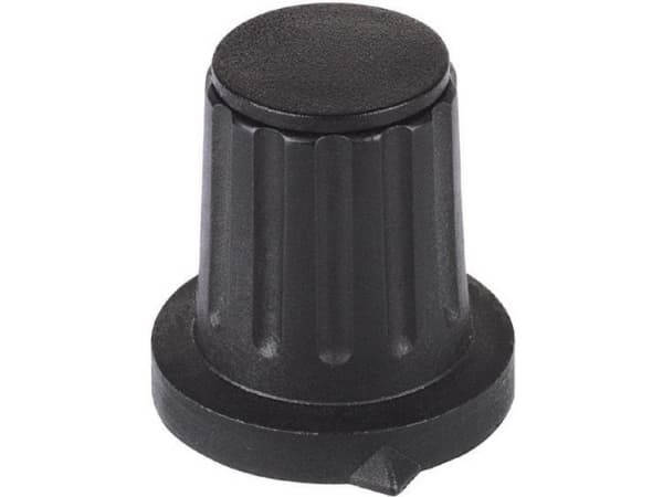 Mentor 4311.6131 Vridbart vred med indikator Svart (Ø x H) 20 mm x 17 mm 1 st
