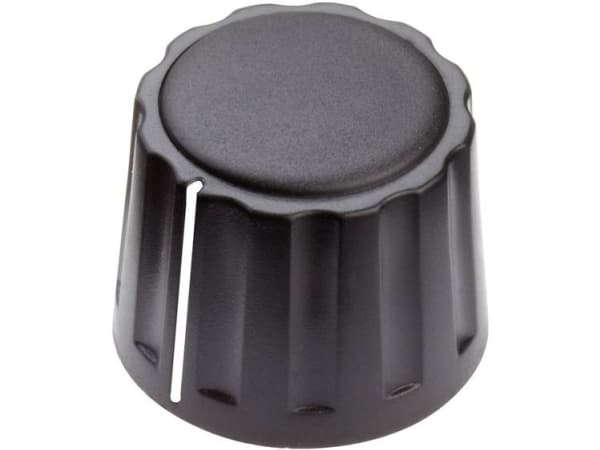 Mentor 4332.4001 Vridbart vred med indikator Svart (Ø x H) 20 mm x 15 mm 1 st