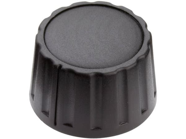 Mentor 4333.6000 Nuppi Musta (Ø x K) 28 mm x 17 mm 1 kpl 1 kpl