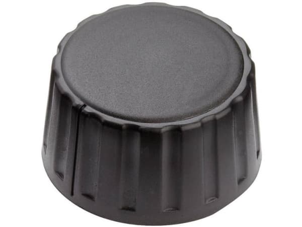 Mentor 4334.6000 Nuppi Musta (Ø x K) 36 mm x 18,5 mm 1 kpl 1 kpl