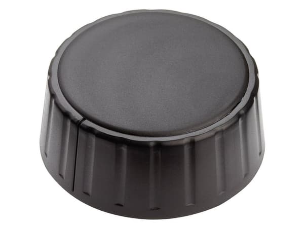 Mentor 4335.6000 Nuppi Musta (Ø x K) 48 mm x 19 mm 1 kpl 1 kpl