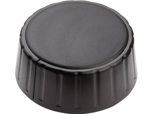 Mentor 4335.6000 Nuppi Musta (Ø x K) 48 mm x 19 mm 1 kpl 1 kpl