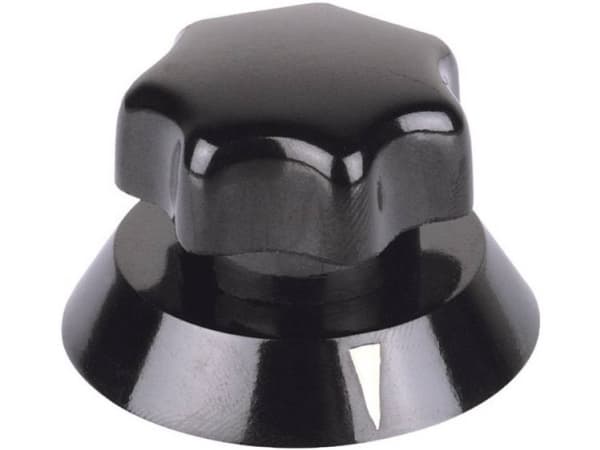 Mentor 320.621 Knopp med visare Svart (Ø x H) 21 mm x 16 mm 1 st