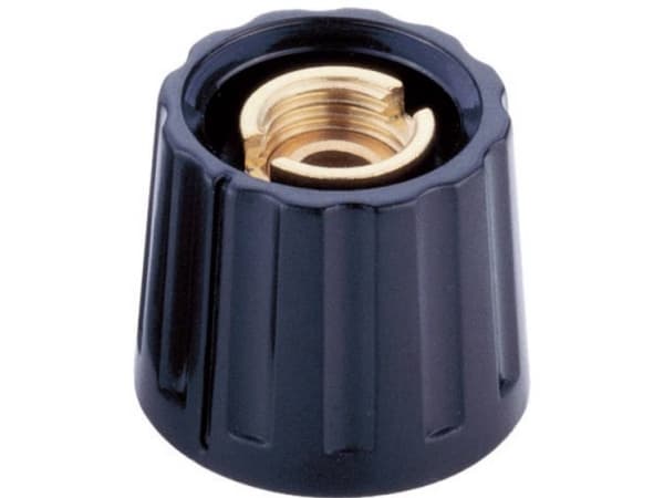 Mentor 332.4 Nuppi Musta (Ø x K) 20 mm x 15 mm 1 kpl 1 kpl