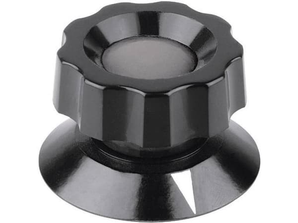 Mentor 475.61 Vridbar ratt med indikator Svart (Ø x H) 42 mm x 28 mm 1 st
