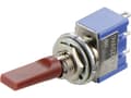 Miniatyrbild 1 av 2: Miyama MS 500 H-MF Vippbrytare 250 V/AC 3 A 2 x On/Off/On Klickande/0/Clickande 1 st