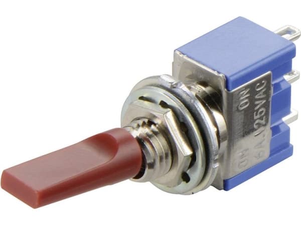 Miyama MS 500 H-MF Vippbrytare 250 V/AC 3 A 2 x On/Off/On Klickande/0/Clickande 1 st