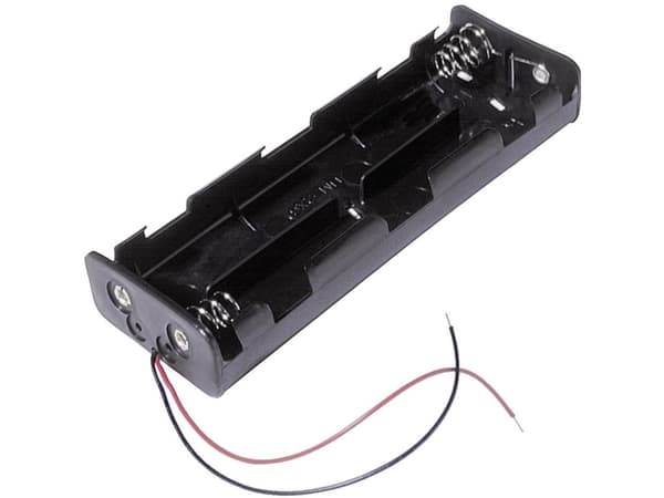 MPD BH26CW Batteriholder 6x R14 (C) Kabel (L x B x H) 158 x 55 x 26 mm