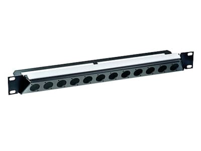 Neutrik NZP1RU-12, Panelsett, Sort, Hvit, 1 stykker