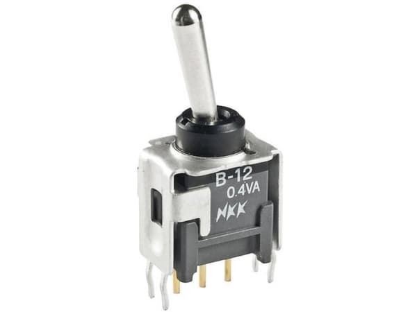 NKK-kytkimet B19AP Keinukytkin 28 V/DC 0,1 A 1 x On/Off/(On) Klikkaava/0/Tapping 1 kpl 1 kpl