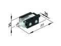 Pikkukuva 2 / 2: Norgren Mekanisk aktiveret pneumatik-ventil SP/M1553/14 Kabinetmateriale Plastic Forseglingsmateriale NBR 1 stk