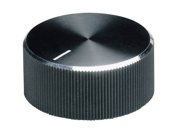 OKW A1422260 Knopp Aluminium (Ø x H) 22,8 mm x 13 mm 1 st