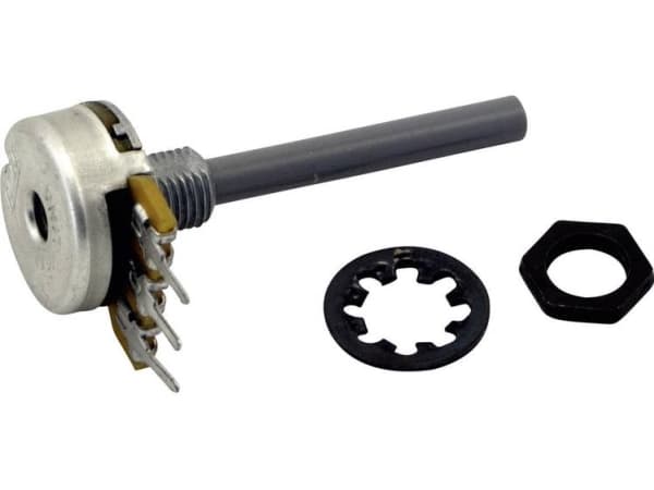 OMEG PC16BU 470K A F22 CEP PC16BU 470K A F22 CEP Roterande potentiometer Mono 470 kΩ 1 st