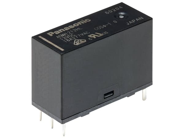 Panasonic ADW1212HLW Print relä 12 V/DC 16 A 1 x gränskontakt 1 st