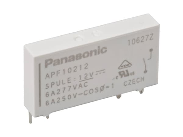 Panasonic APF10212 Print relä 12 V/DC 6 A 1 x gränskontakt 1 st