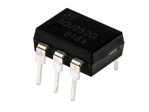 Panasonic AQV252G PhotoMOS-relä 1 st 1 x gränslägesbrytare 60 V/DC, 60 V/AC 2,5 A Antal poler: 6