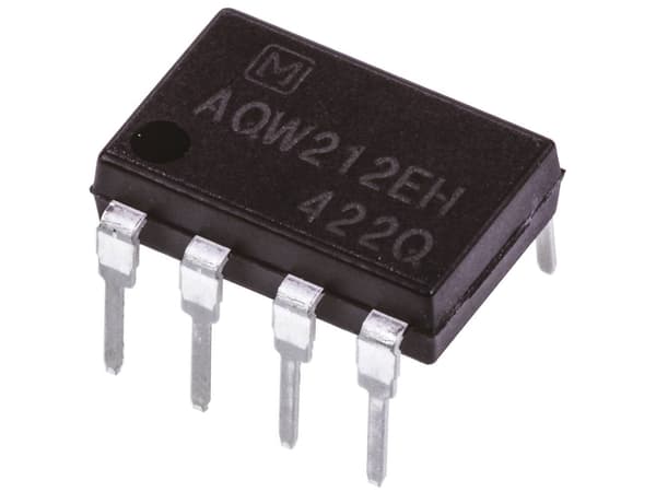 Panasonic AQW212EH PhotoMOS-relä 1 st 2 x gränslägesbrytare 60 V/DC, 60 V/AC 500 mA Antal poler: 8
