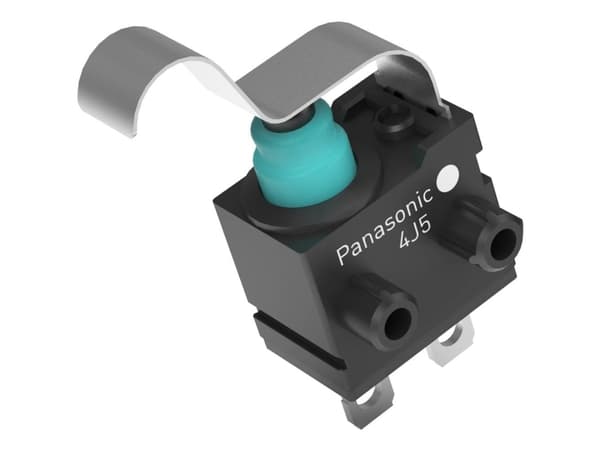 Panasonic mikrokontakt ASQM11638-A 16 V/DC 50 mA 1 x Av/(På) IP67 Tryckknappsänd 1 st